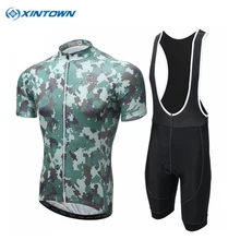 XINTOWN велосипедная одежда Джерси ropa ciclismo короткий рукав велосипед Джерси нагрудник шорты набор для велоспорта Одежда