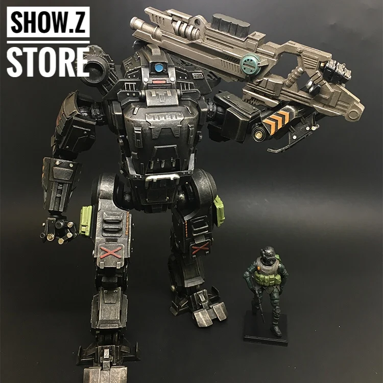 

[Show.Z Store] JoyToy Source Acid Rain UNF Zous Mecha Black Version Action Figure
