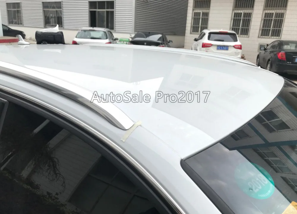 عالية الجودة سبائك الألومنيوم سقف القضبان رف الجانب القضبان الديكور تقليم غطاء مرآة مصمم للسيارة أودي A3 2016 2017 2018 غطاء 2 * سيارة التصميم