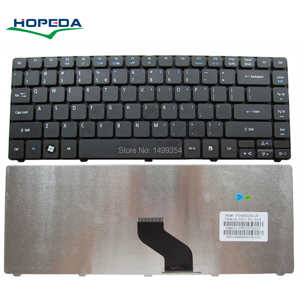 Новая клавиатура для ноутбука ACER MS2306 D642 MS2271 MS2332 MS2316 4235 MS2347 замена клавиатуры |