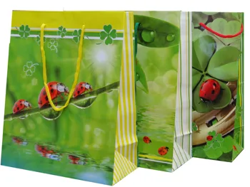 

Gift bags Bagland, "Good Luck 2", Paper-160g/m2, pack saving-12 A. Assorted, 18 cm x 23 cm x 10 cm