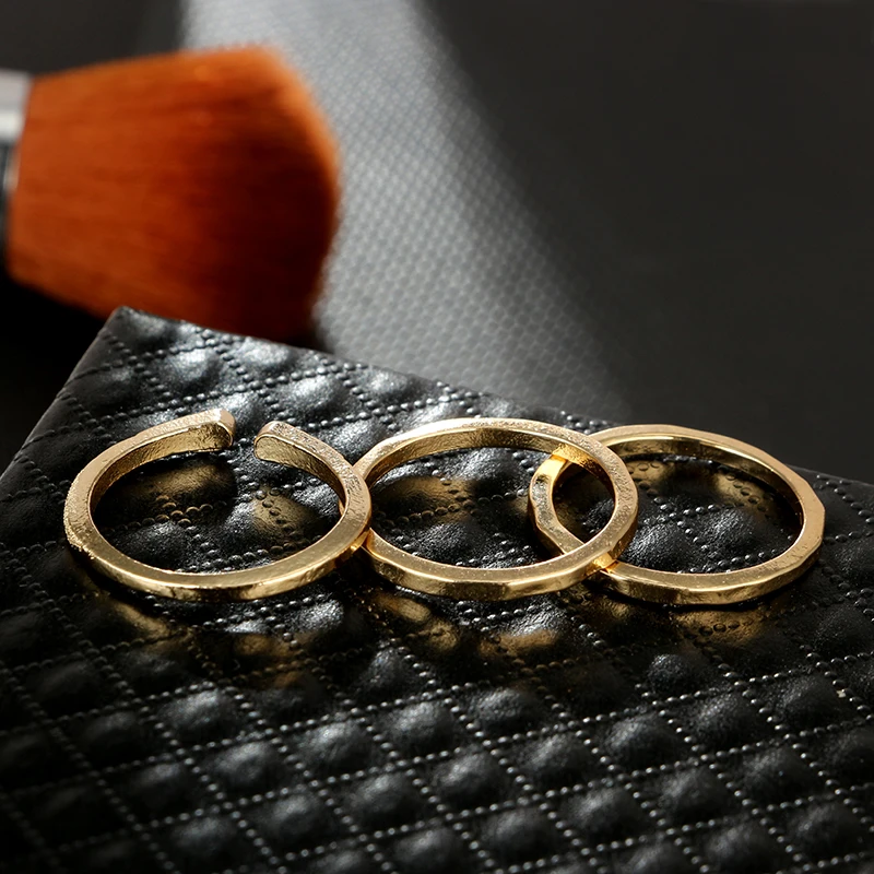 Tocona, модные геометрические кольца на кончик пальца из сплава, кольца средней длины, богемные кольца золотого цвета, круглые кольца овальной формы, набор для женщин, ювелирные изделия в стиле бохо, 6019