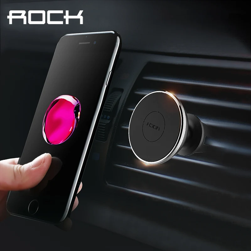 

Rock Magnetic Car Holder For iPhone X 8 7 6 Plus Xiaomi Samsung Phone Stand Holder 360 Degree Soporte Movil For 4-6 inch