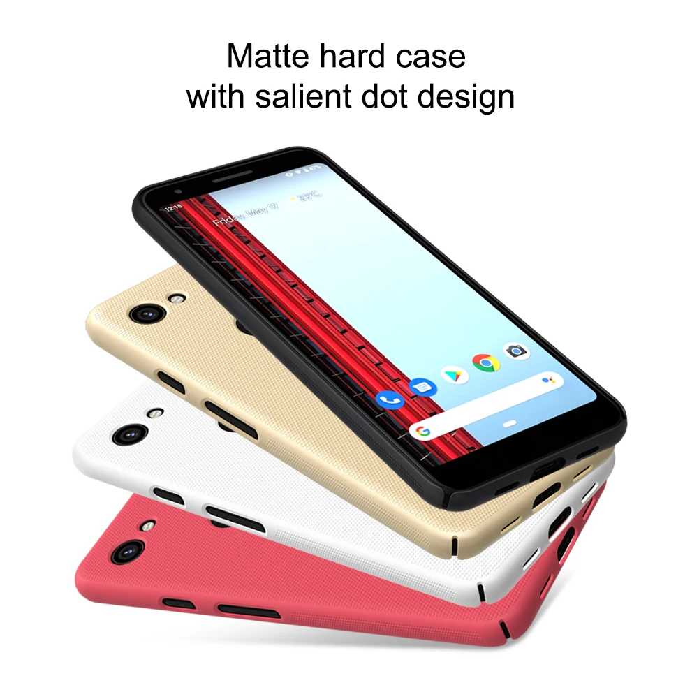 

For Google Pixel 3a NILLKIN Matte Frosted Shield Back Cover For Google Pixel 3 XL Pixel 3A XL Ultra-Slim PC Hard Phone Case