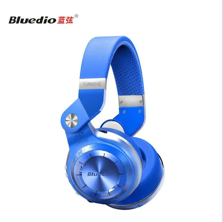 

AZN Original Bluedio T2 Wireless Bluetooth 4.1 Stereo Headphone Headset Earphone Foldable Stretchable Support sd Card FM mic