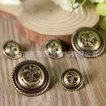 

20pcs 18/20/25mm Retro Bronze Anchor Resin Button Handmade DIY Jewelry Accessories Clothing Accessories High Quality Fa6