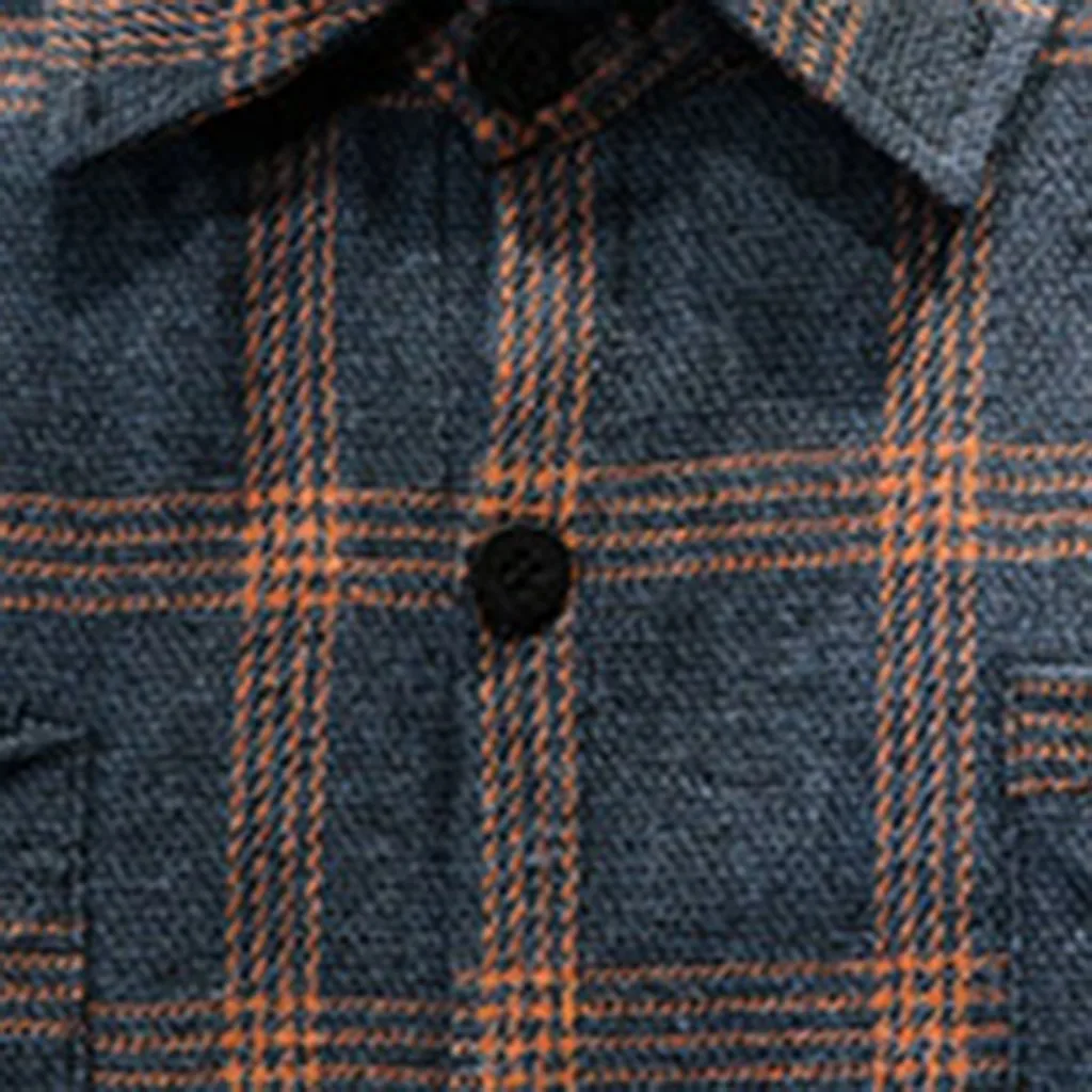 Осенняя мужская рубашка Camisa модная клетчатая рубашка с длинными рукавами ретро удобная мужская блузка Топ уличная Camisa masculina