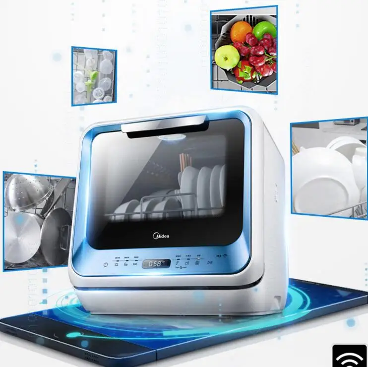 18 Free installation tabletop Free drilling mini WIFI smart dish