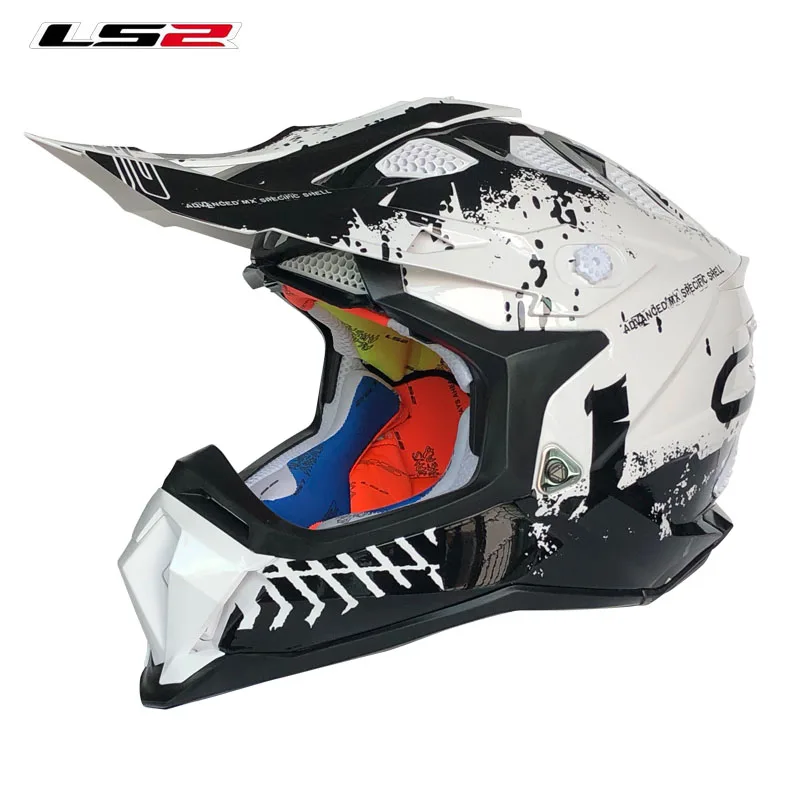 LS2 MX470 subverter шлемы для мотокросса шустрые ATV dirt bike racing enduro casco capacete внедорожный спортивный LS2 мотоциклетный шлем - Цвет: 7