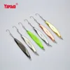 YAPADA Ice Fishing 505 lightning 10g/15g/20g/25g Single Hook 59mm/64mm/75mm/85mm Multicolor Metal Jigging Spoon Fishing Lures ► Photo 1/6