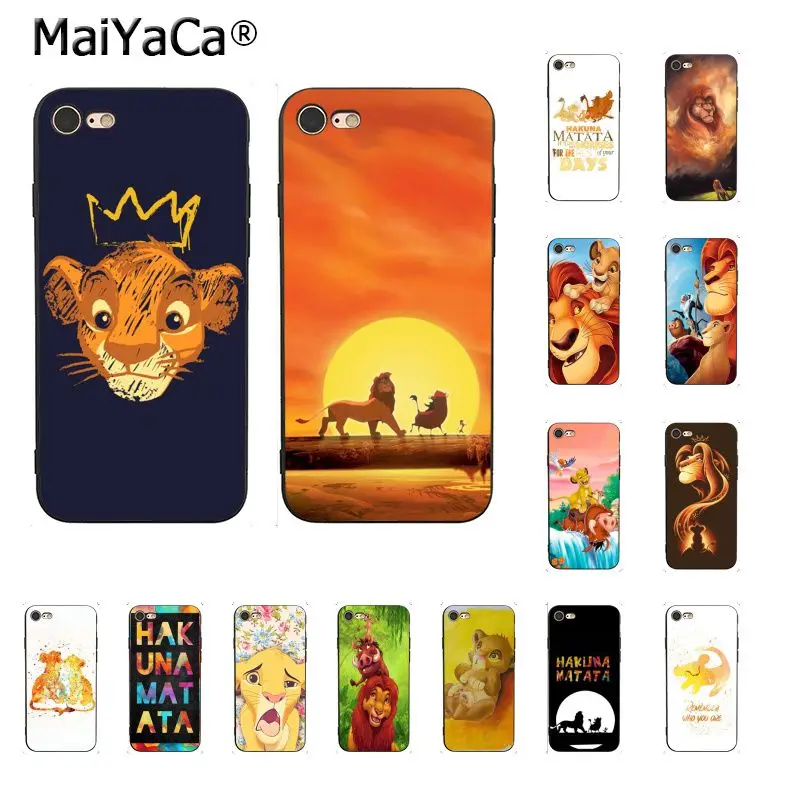 

MaiYaCa The Lion King Printing Drawing Phone Case For iphone 11 Pro 11Pro Max 6S 6plus 7 7plus 8 8Plus X Xs MAX 5 5S XR