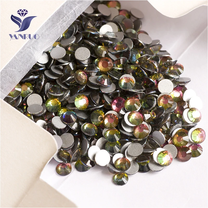 

YANRUO 2058NoHF SS3-SS34 VM Flat Back Stones And Crystals Strass DIY Non Hotfix Rhinestones Stick On Nails