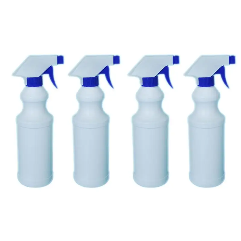 

4PCS 500ml 16oz Plastic Empty Industrial Laboratory Spray Bottles Leak Proof Chemical Resistant Foggy Mist Stream Sprayer