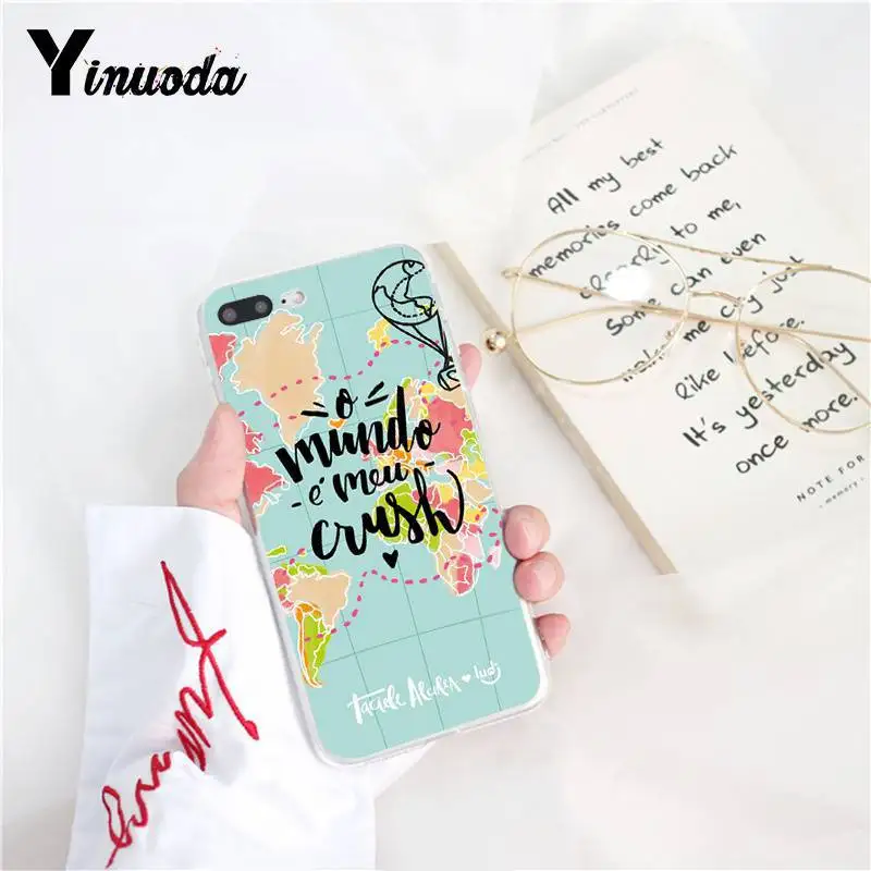 Yinuoda Travel around the world TPU Phone Case Cover Shell for iPhone X XS MAX 6 6s 7 7plus 8 8Plus 5 5S SE XR 10 Yinuoda Travel around the world TPU Phone Case Cover Shell for iPhone X XS MAX 6 6s 7 7plus 8 8Plus 5 5S SE XR 10