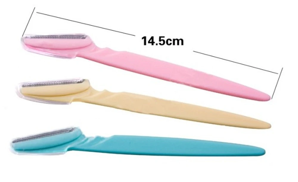 

3Pcs/Set Newly Arrival Fashion Beauty Eyebrows Makeup Knife Eyebrow Trimmer Eyebrow Shaver Tools Trimmer Equipment