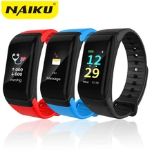 NAIKU Waterproof Fitness Bracelet Bluetooth Color Lcd Screen Sport Wrist Band Smart watches Heart Rate Tracker Pk Mi Band 2