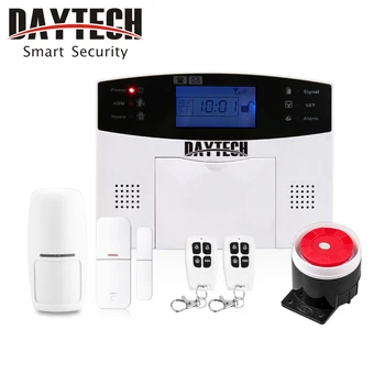 

DAYTECH Wireless GSM & SMS Burglar Intruder Alarm Security System Kit APP control with Motion Detector Door Intruder Sensor