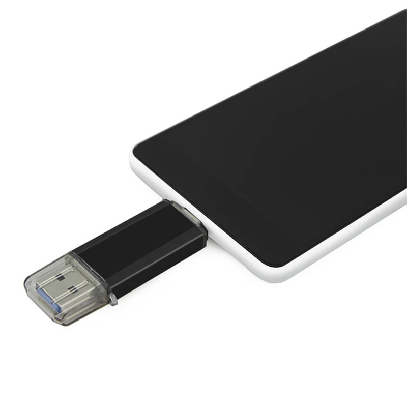 Флеш-накопитель OTG 128 ГБ, USB флеш-накопитель 128 ГБ, 64 ГБ, 32 ГБ, 16 ГБ, 8 ГБ, флеш-накопитель Memoria, USB 3,0, флеш-диск, карта памяти для устройства type-C