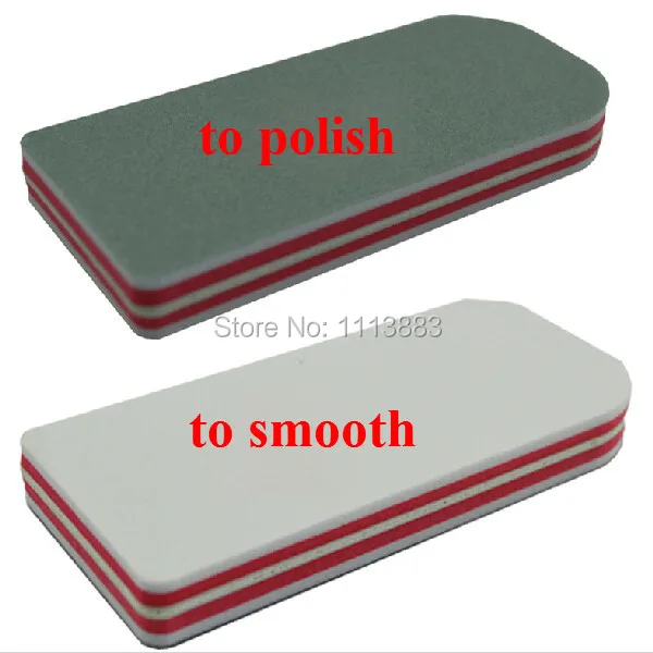 2PCS/LOT Double Side Sanding Sponge Buffing Block File Polishing Plate For Polishing Woodwork Amber Bead Redwood Jade Olive Nut