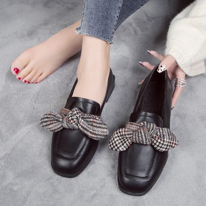 

New women's shoes leather ladies flat women's casual shoes flat women's