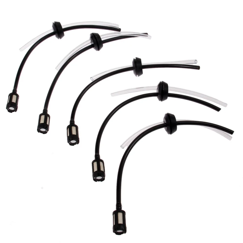 5pcs Fuel Hose Petrol Pipe Strimmer Chain Saw Brush Cutter Hedge Trimmer Parts 5pcs Fuel Hose Petrol Pipe Strimmer Chain Saw Brush Cutter Hedge Trimmer Parts