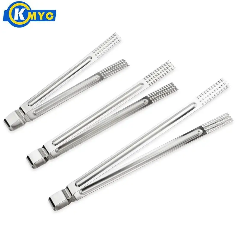 KMYC Stainless Steel Food Tongs Ice Clipper Bread Holder Cake Clip