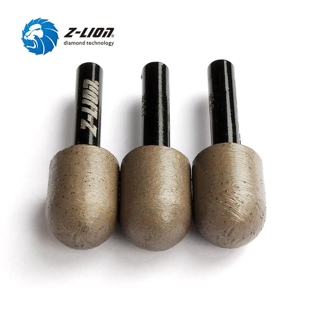 Z-Lion 50PCS 3,2mm ferramenta de lixagem agulhas montados haste emperrada  rotativo revestido de liga de ferramentas de pedra de vidro Jade Cabeça de  moagem Burr Diamond Point - China Ponto de diamante