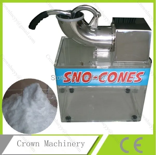 

Stainless steel ice block shaving machine; Tabletop snow cone maker machines for sale
