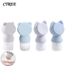 CTREE 1 шт., портативная бутылка, мягкая силиконовая бутылка, шампунь, тонер, мыло, Дозирующее средство для путешествий, дезинфицирующее средство для рук, лосьон, суб-бутылки C702