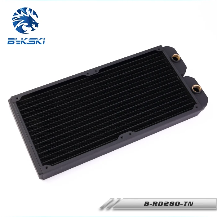Cena Bykski B RD280 TN 28cm 280mm 2x14 cm radiator miedziany cieczy chłodzącej do wody
