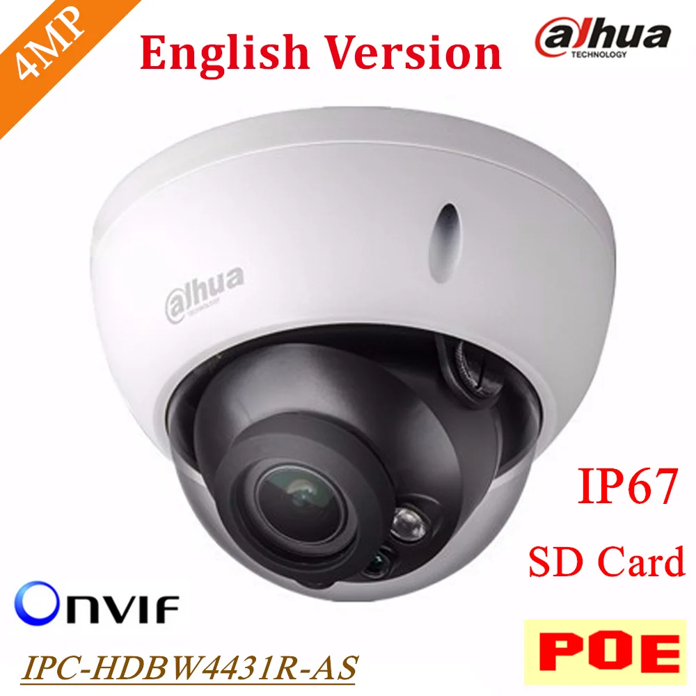 

Dahua English 4MP IPC-HDBW4431R-AS replace IPC-HDBW4421R-AS IP network camera POE&SD storage Audio alarm DH-IPC-HDBW4431R-AS