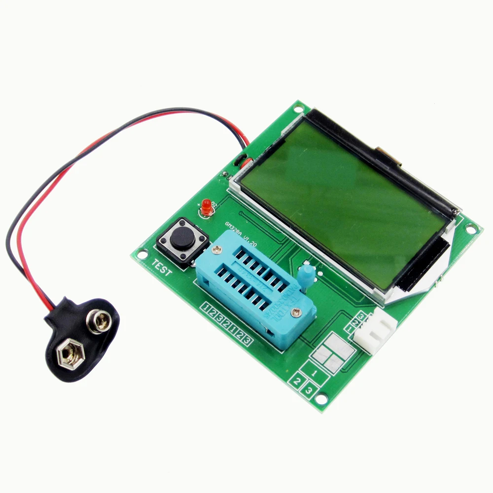 Цифровой ЖК дисплей GM328A тестер транзисторов емкость LCR ESR метр MOS/PNP/NPN V2PO|Запасные