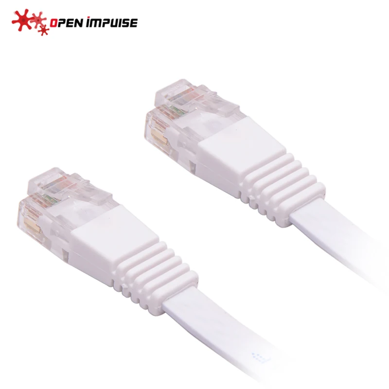 Full Copper CAT5e Flat UTP Network Cable RJ45 Patch LAN Cable For Router DSL Modemin