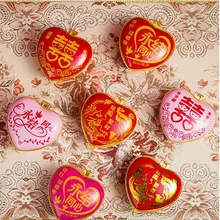 Керамическая в форме сердца высшего класса свадебные подарочные коробки, индивидуальное обслуживание, CJB1