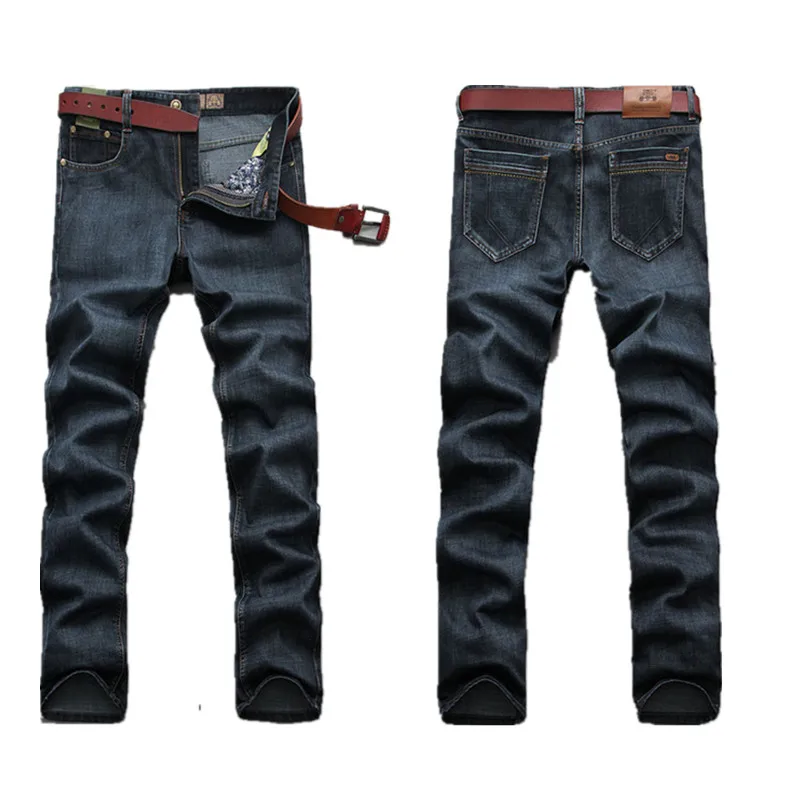 

2017 new arrival seasons style men denim jean high quality leisure fashion mid waist straight pants jeans large size jeans 29-44