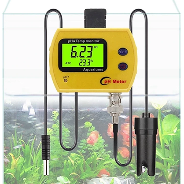 Онлайн РН-монитор ЖК цифровой рН& ТЕМП электрод анализатор Подкислитель аквариум для гидропоники спа питьевой воды монитор качества