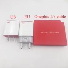 Original OnePlus One 1 X Charger 5V/2A One Plus Mobile phone Usb Wall Travel Adapter with Micro USB Data Sync Cable