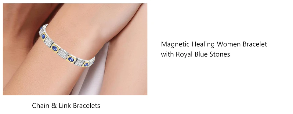 Escalus Модный Королевский синий Кошачий глаз камень магнитные ювелирные изделия серебряный цвет браслет для женщин носить Шарм Браслеты