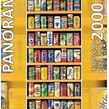 Оригинальные 1000 шт 2000 шт панорама питьевой головоломки игрушки вентиляторы Ограниченная Коллекция DIY бумажные головоломки Дети роскошный подарок