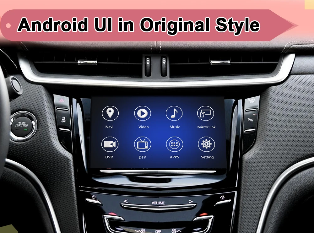 Android 7,1 gps навигационная коробка для Cadillac XTS SRX ATS.-18 мультимедийный видео интерфейс Поддержка беспроводной carplay от Lsailt