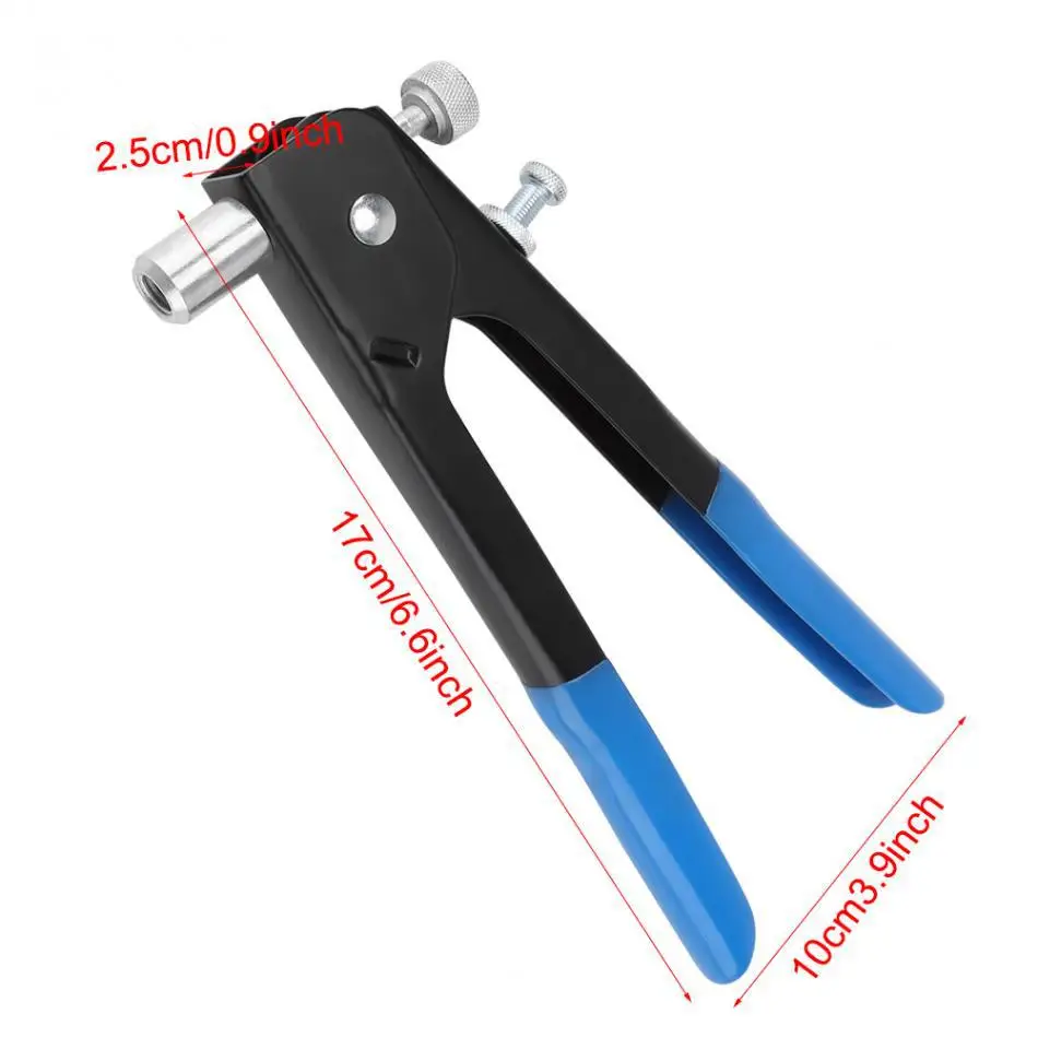 

86pcs/Set M3-M8 Blind Rivet Nuts Threaded Insert and Rivet Tool Riveter Gun Rivnut Nutsert Riveting Kit Household Repair Tools