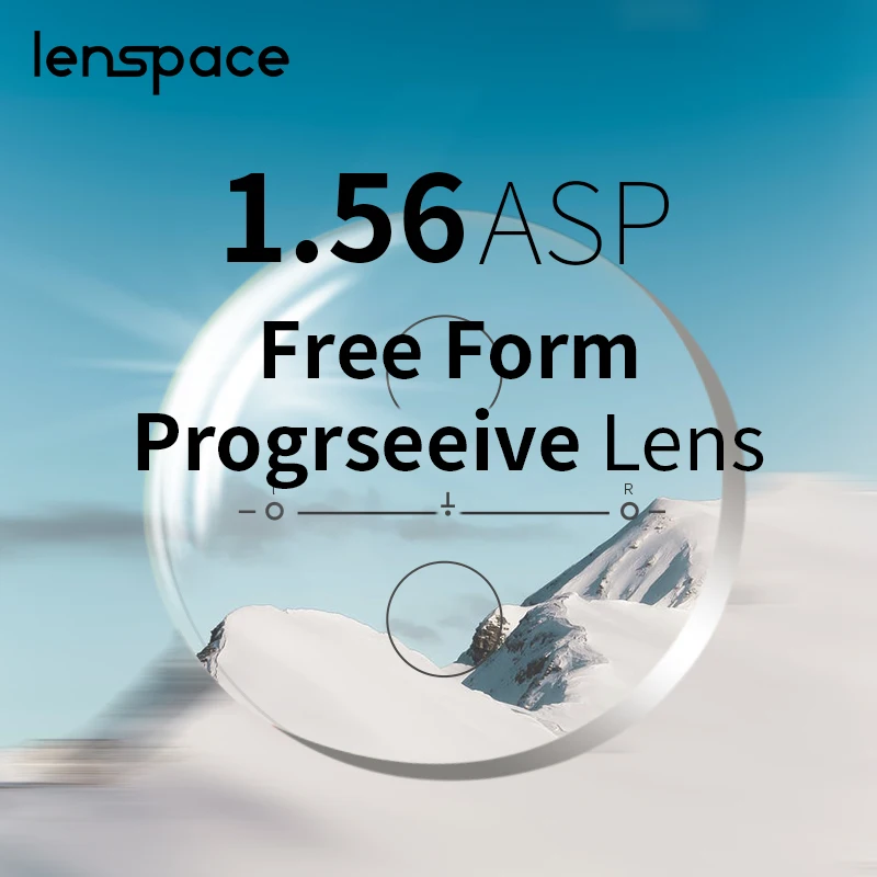 

1.56 1.61 1.67 Digital Free-form Progressive Aspheric Optical Eyeglasses Prescription Lenses