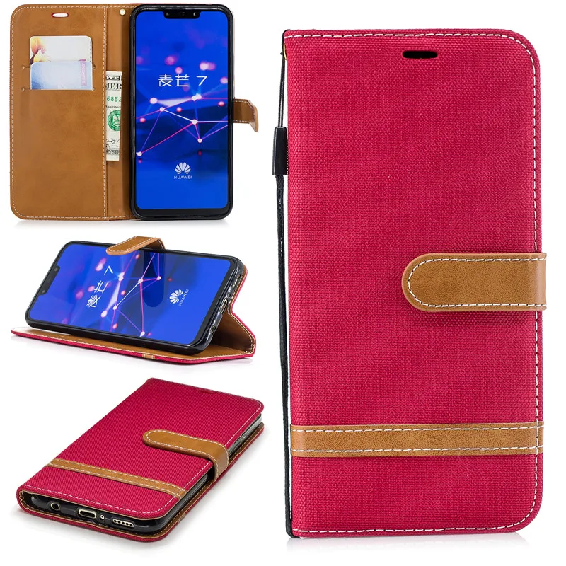 Case For Huawei P30Pro P20Lite Leather Flip Wallet Case For Huawei Mate20 20Pro 10Lite P Smart 2019 P10 Case Painted Phone Cases (13)