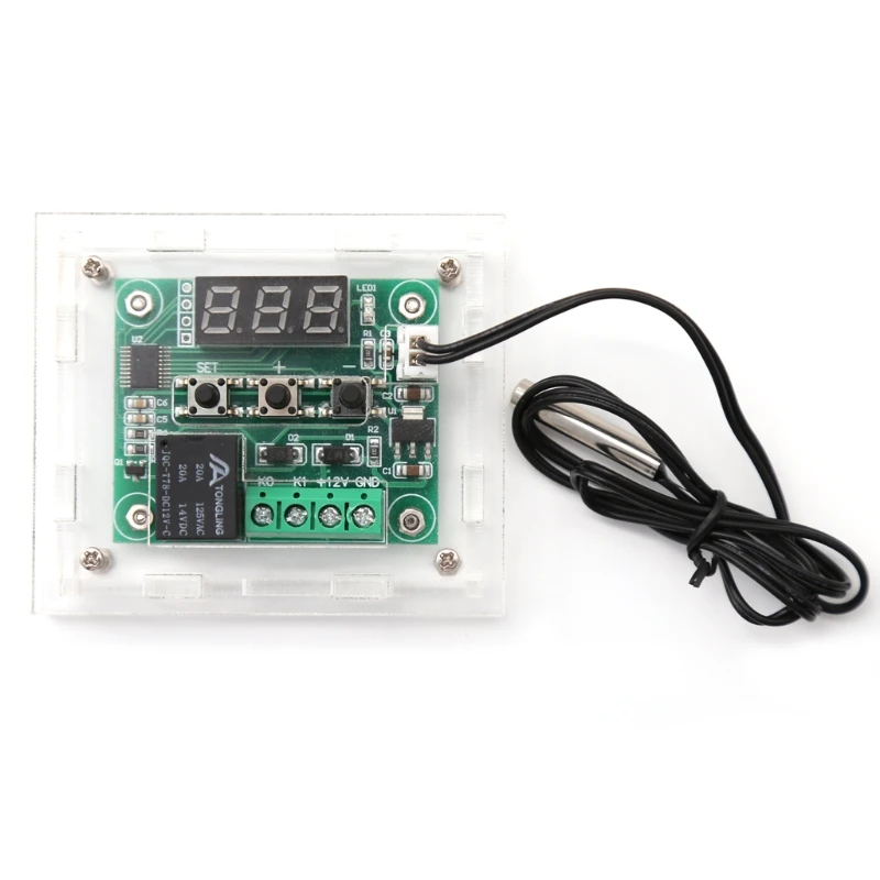 

2018 DC 12V W1209 Digital Cool Heat Temp Thermostat Thermometer Temperature Controller