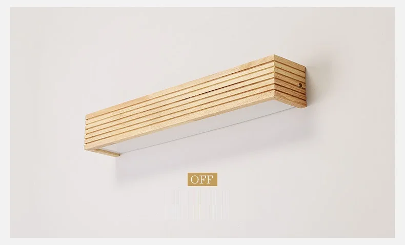 LED Solid Wood Wall Lamp (11)