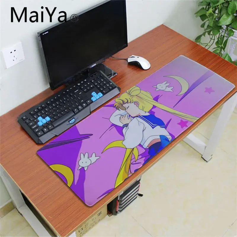 Maiya мой любимый аниме Сейлор Мун игровой плеер стол ноутбук резиновый коврик для мыши большой коврик для мыши клавиатуры коврик