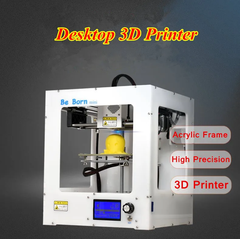 

2018 Newest MINI 3D Printer With Free Filament Line/Off-line Print High Precision 3D Printer With LCD Screen Free Shipping