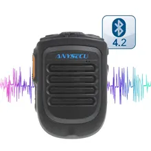 Ptt sem fio bluetooth handsfree alto-falante b01 microfone para poc android rede rádio walkie talkie telefone trabalho com zello ptt