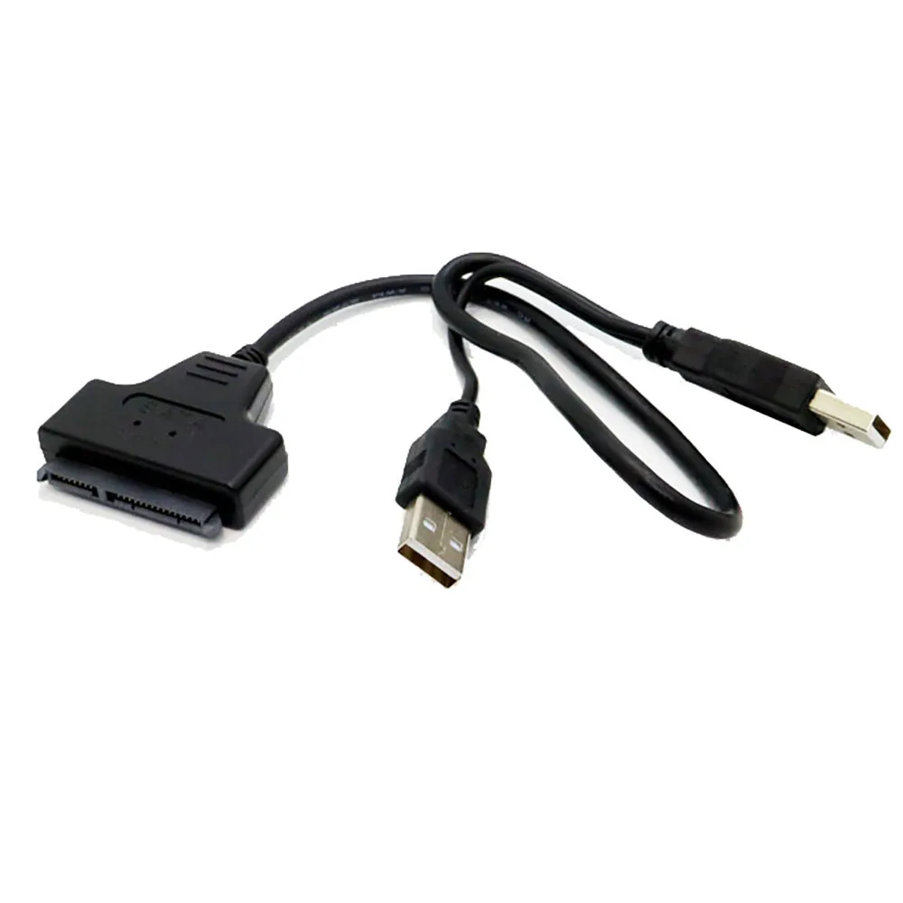 Высококачественный новый жесткий диск SATA 7 + 15 Pin 22 к USB 2 0 кабель адаптер с разъемом