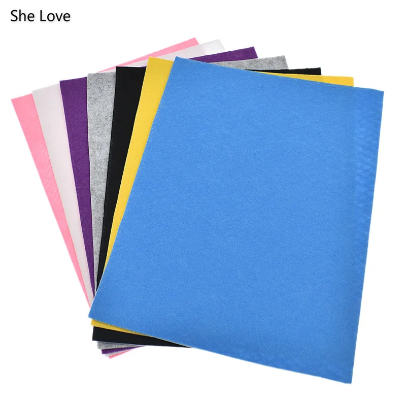 

She Love A4 Self Adhesive Felt Fabric DIY Material For Handbag Shoes Belts Garments Craft Making Sewing Accessories